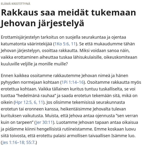 Johanneksen Pojan Kotisivut Tietoa Vartiotorniseurasta Ja Jehovan Todistajista